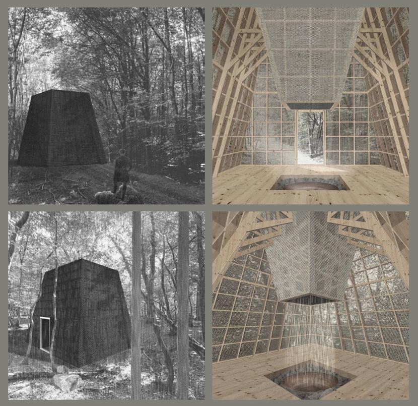 Projet Compluvium - P+S Estudio de Arquitectura - Forêt monumentale 2 - Métropole Rouen Normandie